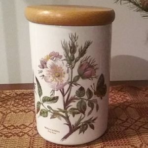 Portmeirion Botanic Garden Canister w/Lid SIGNED 2002!!